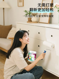 Water-Based Wood Paint Furniture Refinishing Home Self-Brushing Coating Cabinet Old Wood Door Wood Color Change Clear Paint Special Paint