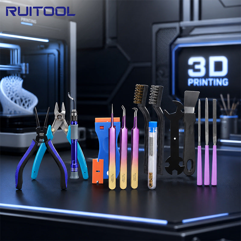 3D Print Model Post-Processing Tool Set (20 Pieces)