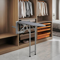 Wall-Mounted Ironing Board Foldable Foldaway Ironing Board Adjustable Height