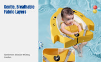 Infant Float Ring, Baby Float, Underarm Support, Non-Inflatable, Multi-Stage, Adjustable Strap