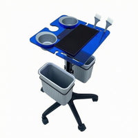 Salon Trolley Cart Cup Holders Rolling Salon Trolley Side Bins for Hair Stylists