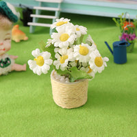 Miniature Plant Pot for Dollhouse - 1:12 Scale BJD Dollhouse Plant Decoration DIY Kit