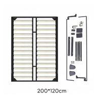 Murphy Bed Hardware Kit Folding Bed Mechanism Iron Frame Space Saving DIY Kit Flush-mount Lifting System Smooth Operation Suitable for Apartment Dwellers Amateur Builders Small Bedroom Home Office