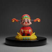 Shaking Head Car Doll Kawaii Design Cute Car Dashboard Figure Adorable Design