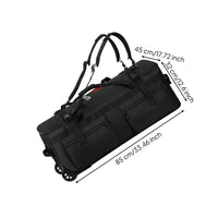 Multiple Carrying Options Rolling Duffel Bag with Backpack Straps Convertible Rolling Duffle Bag Backpack with Wheels Large Capacity Luggage Spacious for Travelers