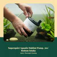 Adjustable aquarium submersible pump