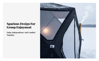 Insulated steam sauna tent, quick setup