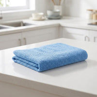 Highly Absorbent Microfibre Cloth, 5-Pack of Cleaning Cloths, Microfibre Cloth 30x30cm with Locked Edges for Multi-Purpose Kitchen and Car Care