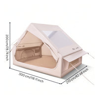 Instant Setup Inflatable Camping Tent Roomy Portable Air Cabin Tent Windproof Long-Lasting for Outdoor Enthusiasts, Weekend Getaways