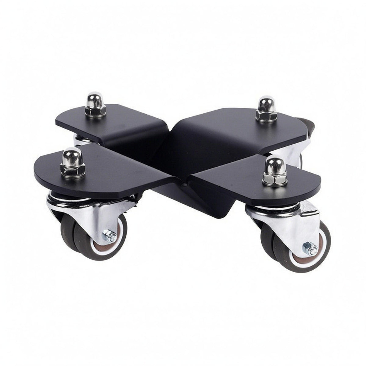 Swivel Caster Wheels Piano Moving Platform Black Metal Piano Dolly Low-Clearance Heavy Duty Moving Platform Steel Plate