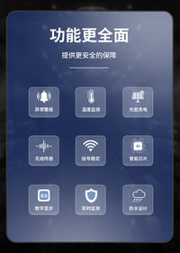 摩托车胎压监测器 机车通用防水防震太阳能无线外置胎压检测仪