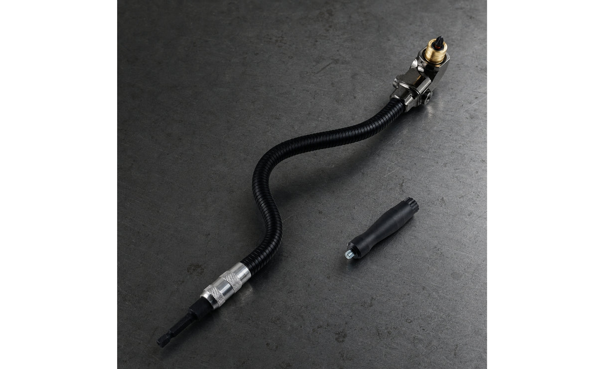 Right Angle Drill Attachment with Handle Hex Shank Flexible Screwdriver Bit Holder Angled Flexible Screwdriver Accessory Extension for DIY Enthusiasts
