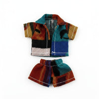 OB11 Doll Outfit 1/12 Scale Doll Clothes Set Printed Pattern for Hobbyists
