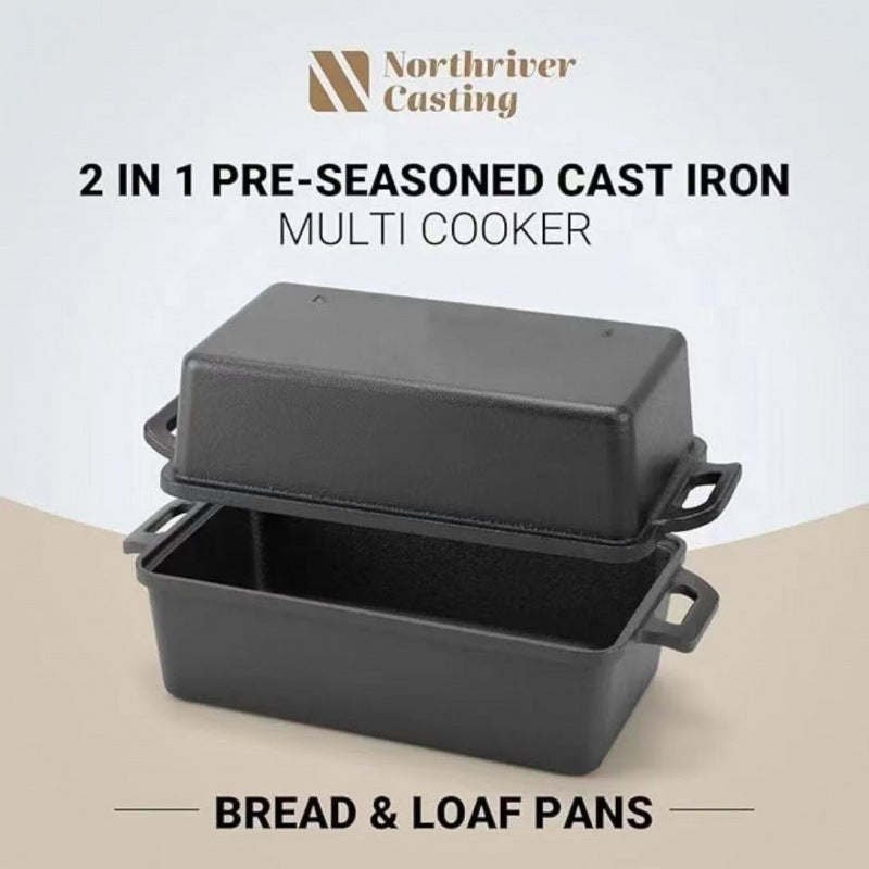 Cast Iron Bread Loaf Pan with Ears, European Style Baking Mold, Oven Tool, Wholesale