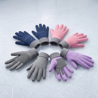 Kids' Winter Ice Skating Gloves - Waterproof, Non-Slip, Thermal for Cycling & Training