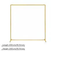 Square Metal Backdrop Stand Top Bar Gathering Decor for Weddings