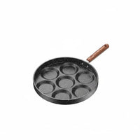 Nonstick 4 Hole Frying Pan Stone Coating 4 Section Egg-Cooking Pan Healthy Cooking Cookware Easy to Clean for Breakfast, Home Kitchen