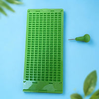 Braille Writing Board Raised Cell Grid Braille Writing Plate Metal Tip