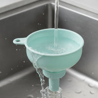 Detachable Funnel with Attachments Long-Handled Plastic Funnel Set Easy to Clean Food Grade for Bottle Filling, Canning