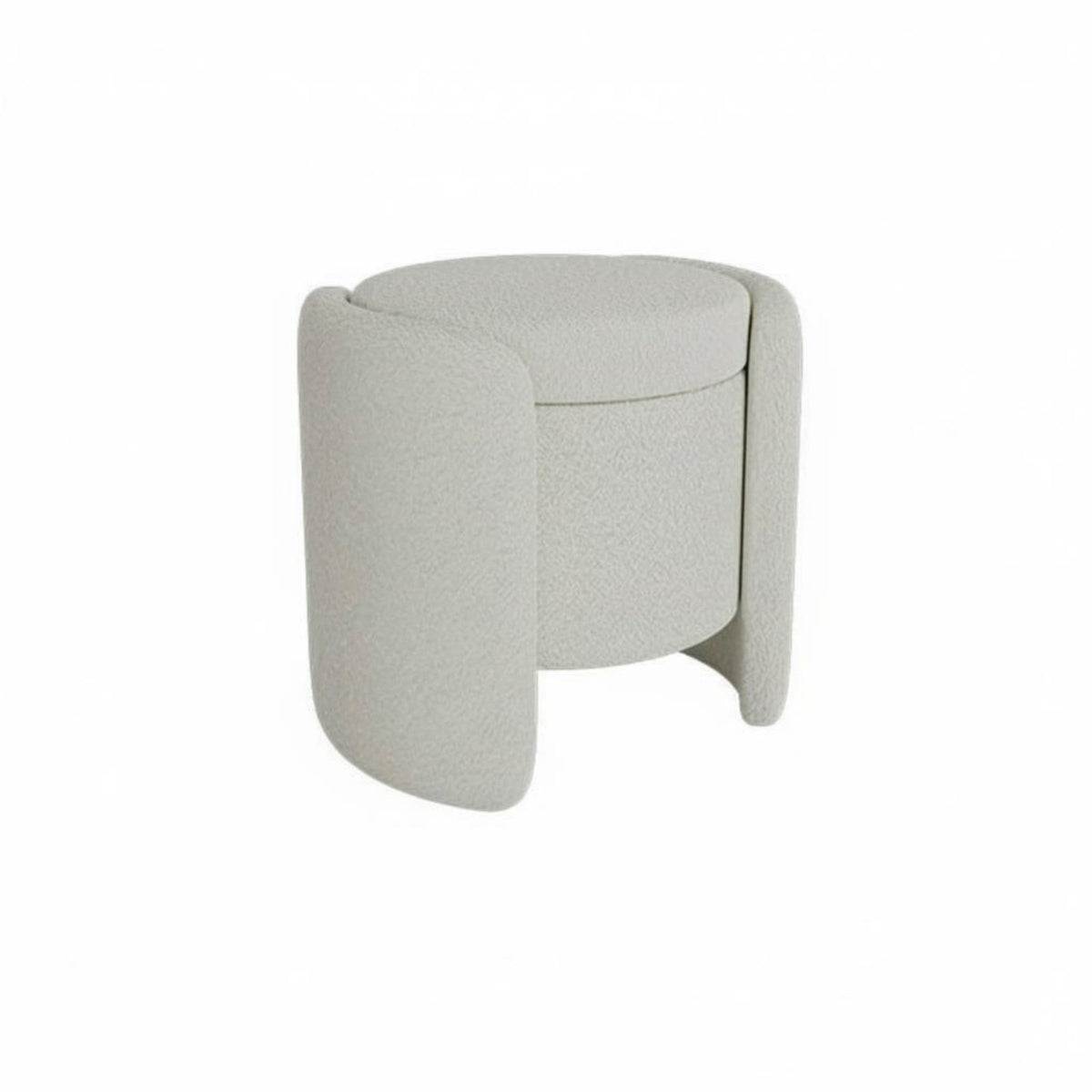Lidded Shoe Changing Stool High-Resilience Foam Pad Upholstered Storage Ottoman Sturdy Construction Sturdy Wood Frame