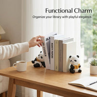 Cute Panda Bookends - Doctor Panda Design