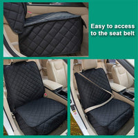Waterproof Car Front Seat Pet Cover for Cats and Dogs, Breathable, Polyester