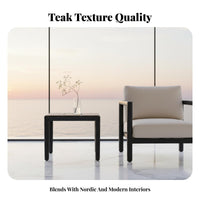 Round End Table Modern Aesthetic Household Furnishing Minimalist Design for Garden