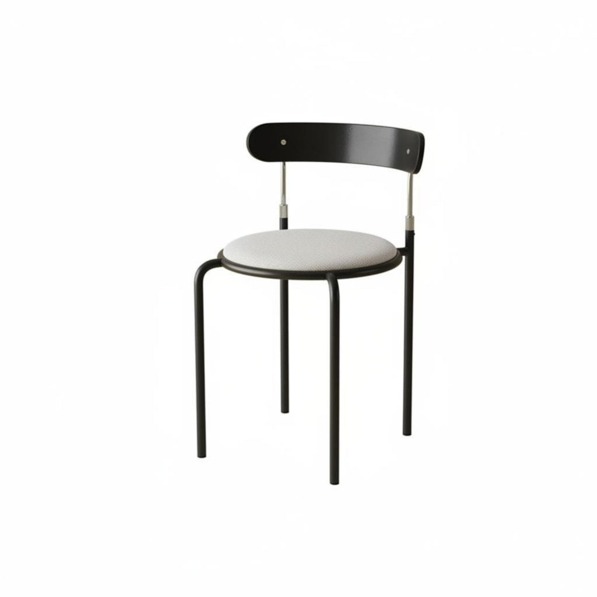 Retro design Padded Backrest Chair Soft Upholstery Dining Seat Minimalist Design Household Furniture Sturdy Frame for Homeowners, Families, Adults, Living Room, Home Office, Kitchen, Restaurant