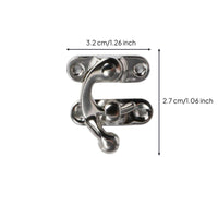 Hasp Lock, Vintage Bronze Clasp, Jewelry Box Latch, Decorative Hardware for Wooden Case, Cabinet, Organizer