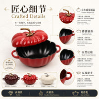 27cm Enameled Cast Iron Tomato Pot, Non-Stick, for Stewing and Gifting