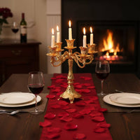 Five-Arm Candelabra Ornate Candelabrum European-Style for Wedding Planners