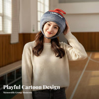 Curling Stone Hat Photo Prop Curling Rock Headwear Funny Design for Performers