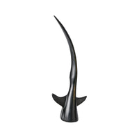 fishes Tail Sculpture Marine-Themed Abstract Sculpture Modern Statue for Art Collectors, Office Desk, Entryway Console