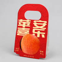 10 Small Brown Fruit Box Catering Boxes 350gsm Paperboard Fruit Packaging Box