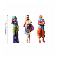 Cup Holding Doll Set Shopping Scene Figurines for Display Scene