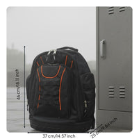 Electrician Tool Backpack Large Capacity for Contractors, Mechanics