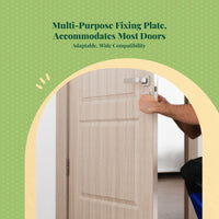 Reinforces wooden doors, easy install