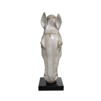 Abstract Horse Head Sculpture Modern Figurine Resin for Living Room, Homeowners