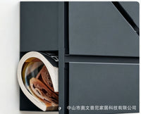 网红欧美户外跨境壁挂式可锁定邮政信箱带观察窗易安装收纳信箱