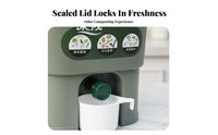 Bokashi Composting Bin Airtight Closure Fermenting Compost Container Kitchen Compost Container Odorless Kitchen Food Waste Bin