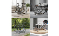 Safeguarding Road Bike Stand Indoor Wooden Bike Stand Sturdy Cycle Parking Rack Space-Saving for Workshop