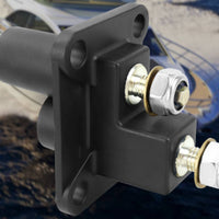 2-Pole Connector Socket Heavy Duty for Car Wiring, Towed Vehicle Connection