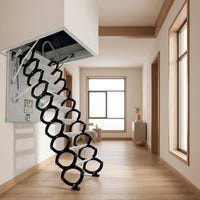 Retractable Attic Staircase Space-Saving Electric Attic Ladder Automated Stair for Homeowners, Loft, Duplex