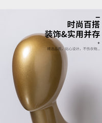 服装店上墙假发头模欧美展示模特道具假人头帽子支架挂壁模特头