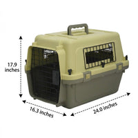 Airline Approved Pet Carrier Bag, Hard-Sided Cat Carrier Made of Solid PP Material, Travel Crate for Small Pets and Car Travel