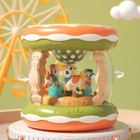 Rotating Drum Toy Round Drum for Young Children, Infants, Playroom, Nursery