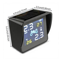 Motorcycle Tire Pressure Monitoring System, Cordless, LCD