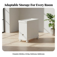 Rolling Bin with Lid Large Capacity Storage Container Installunobstructed for Students