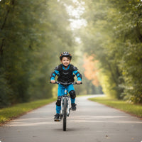 Guard Gear with Shoulder Protectors Shockproof Bike Vest Lightweight Bike Chest Protector for Kids, Young Children