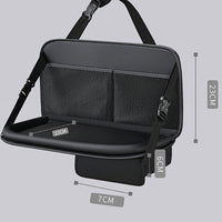 Car Seat Back Organizer with Cup Holder, Leather Hanging Storage Bag